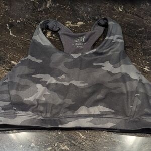 Athleta Girl Camo Racerback Sports Bra Size XL / 14
